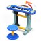 37 Key Electronic Keyboard Kids Toy Piano Mp3 Input W/ Microphone And Stool Blue